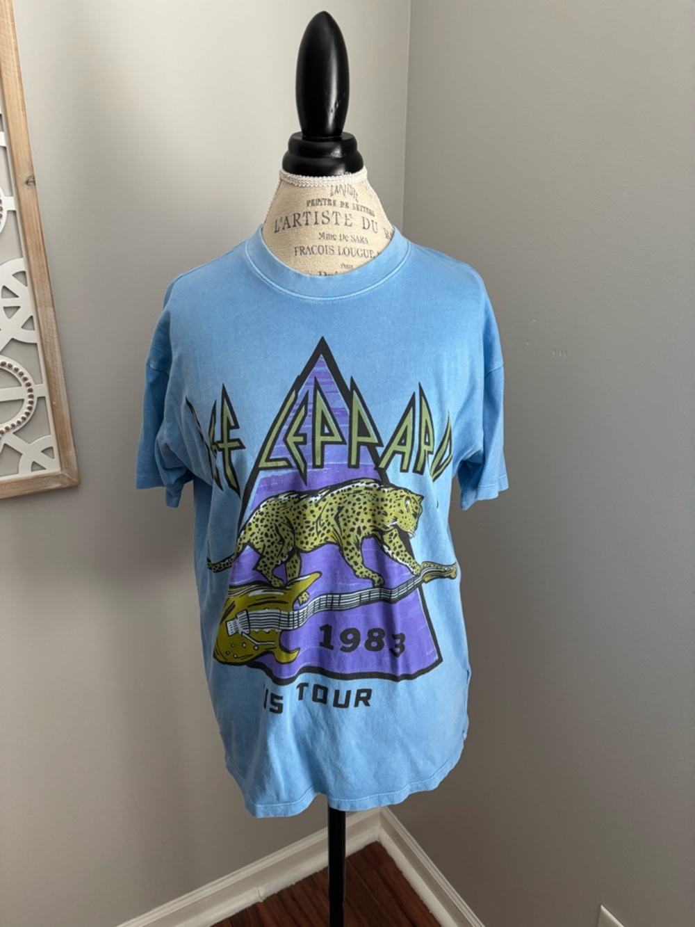 💙 GUC AE Oversized Def Leppard Graphic T-Shirt